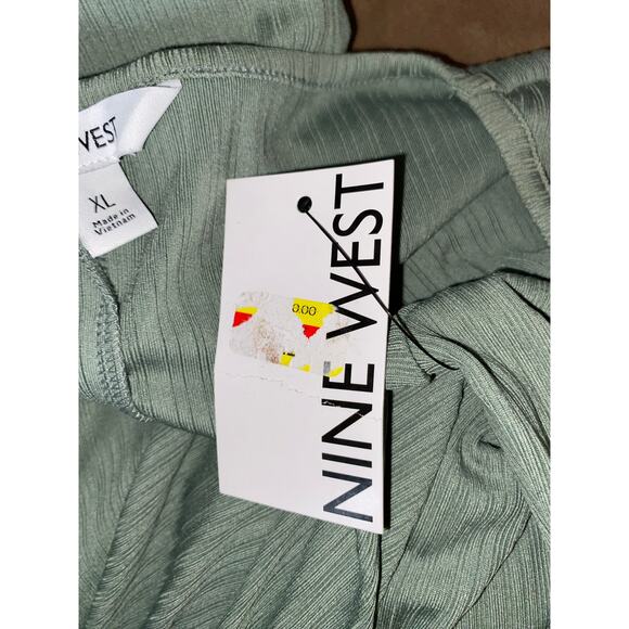 NWT $50 Nine West size XL Sage Green Long Sleeve Midi/Maxi Dress - Picture 9 of 12